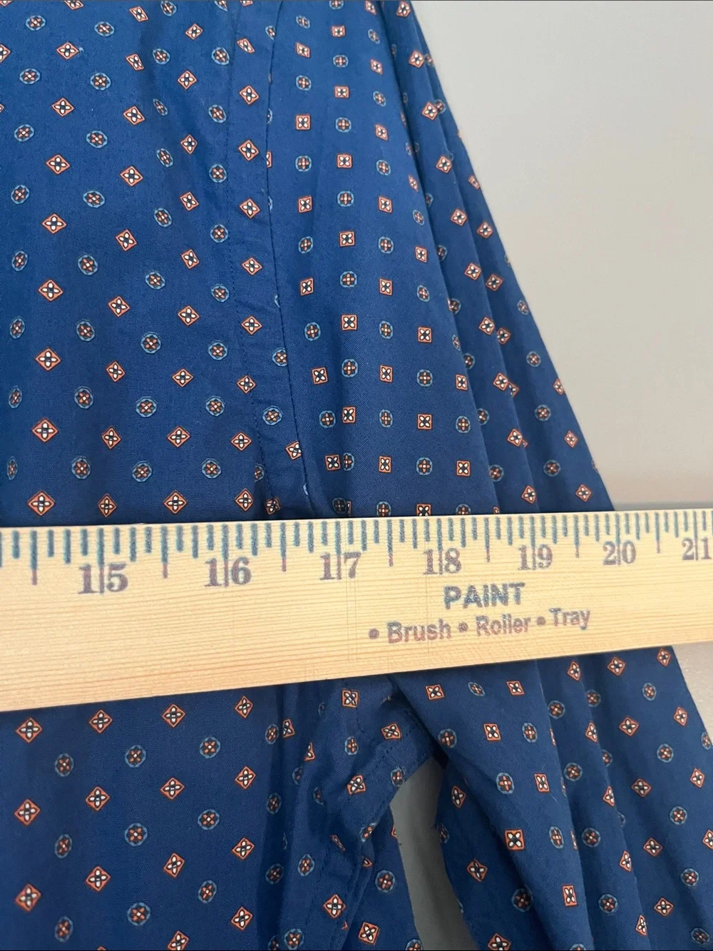 Banana Republic Navy Blue Micro Dot Long-Sleeve Dress Shirt